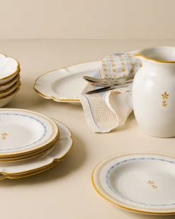 VND6843 KARUR GOLDLINE EXPORTS LLP Luna Floral Printed Napkin Set of Four