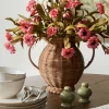VND0164 Creative Co-op Inc Mabel Rattan Vase