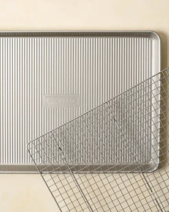 VND6234 Premier Pan Company Magnolia Baking Rack & Sheet Set