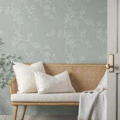 VND2730 York Wallcoverings Magnolia Branches Wallpaper