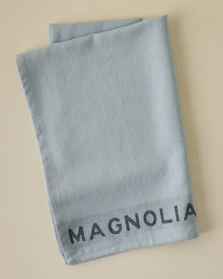 VND6843 KARUR GOLDLINE EXPORTS LLP Magnolia Est. Convertible Tea Towel Apron - Blue