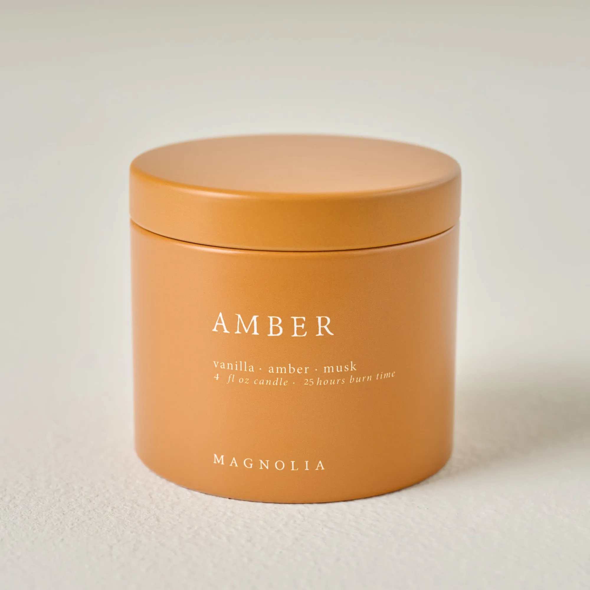 VND0040 Couture Brands LLC Magnolia Gathered and Amber Candle Tin Bundle