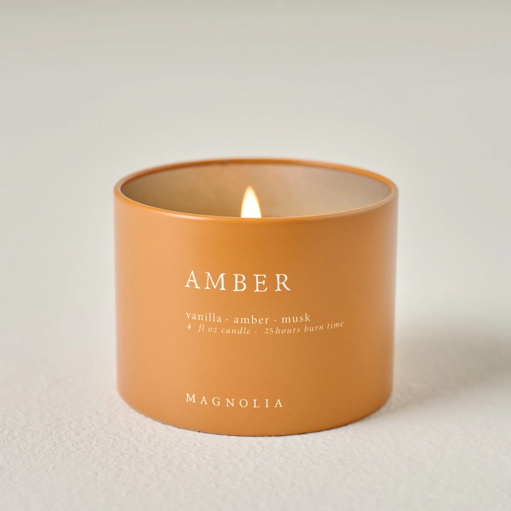 VND0040 Couture Brands LLC Magnolia Gathered and Amber Candle Tin Bundle
