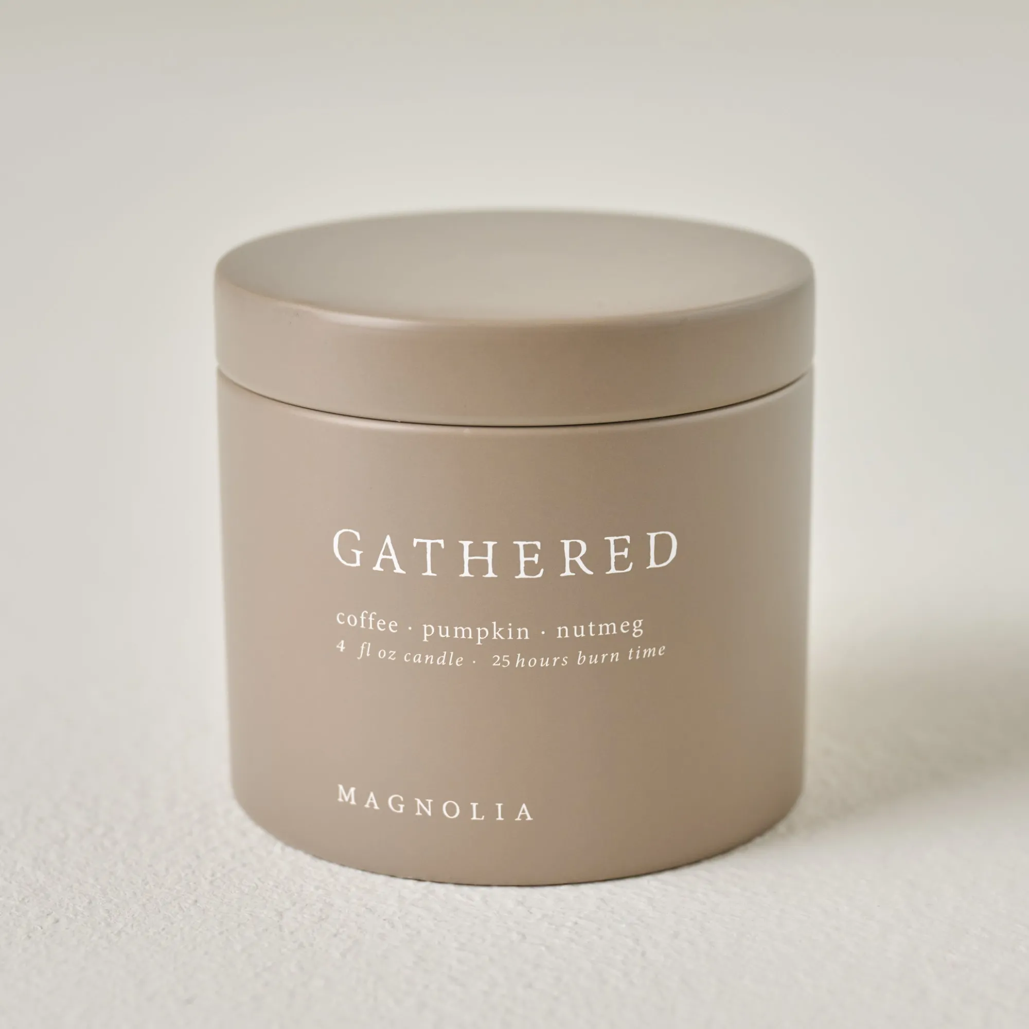 VND0040 Couture Brands LLC Magnolia Gathered and Amber Candle Tin Bundle