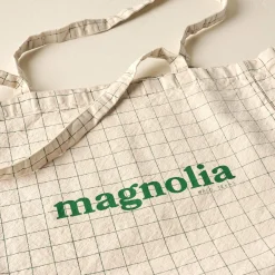 VND7381 CLM California Full Package Magnolia Green Grid Retro Tote