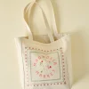 VND0179 Hole In The Roof Marketing Inc Magnolia Pink Strawberries Canvas Tote