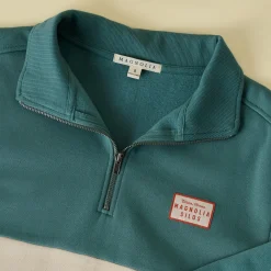 VND8309 Supplyable Group, LLC Magnolia Quarter Zip Colorblock Sweatshirt