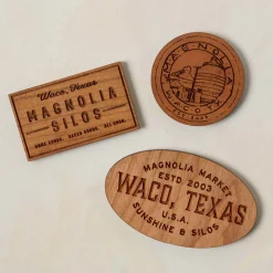 VND0556 Wordsmith Wood Shop Magnolia Silos Seal Magnet