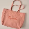 VND7381 CLM California Full Package Magnolia Sunset Script Tote
