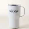 VND7895 Created Co. MAGNOLIA TABLE 16 OZ STAINLESS STEEL WHITE ROAM
