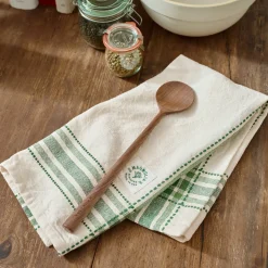 VND6843 KARUR GOLDLINE EXPORTS LLP Magnolia Vintage Green Border Tea Towel