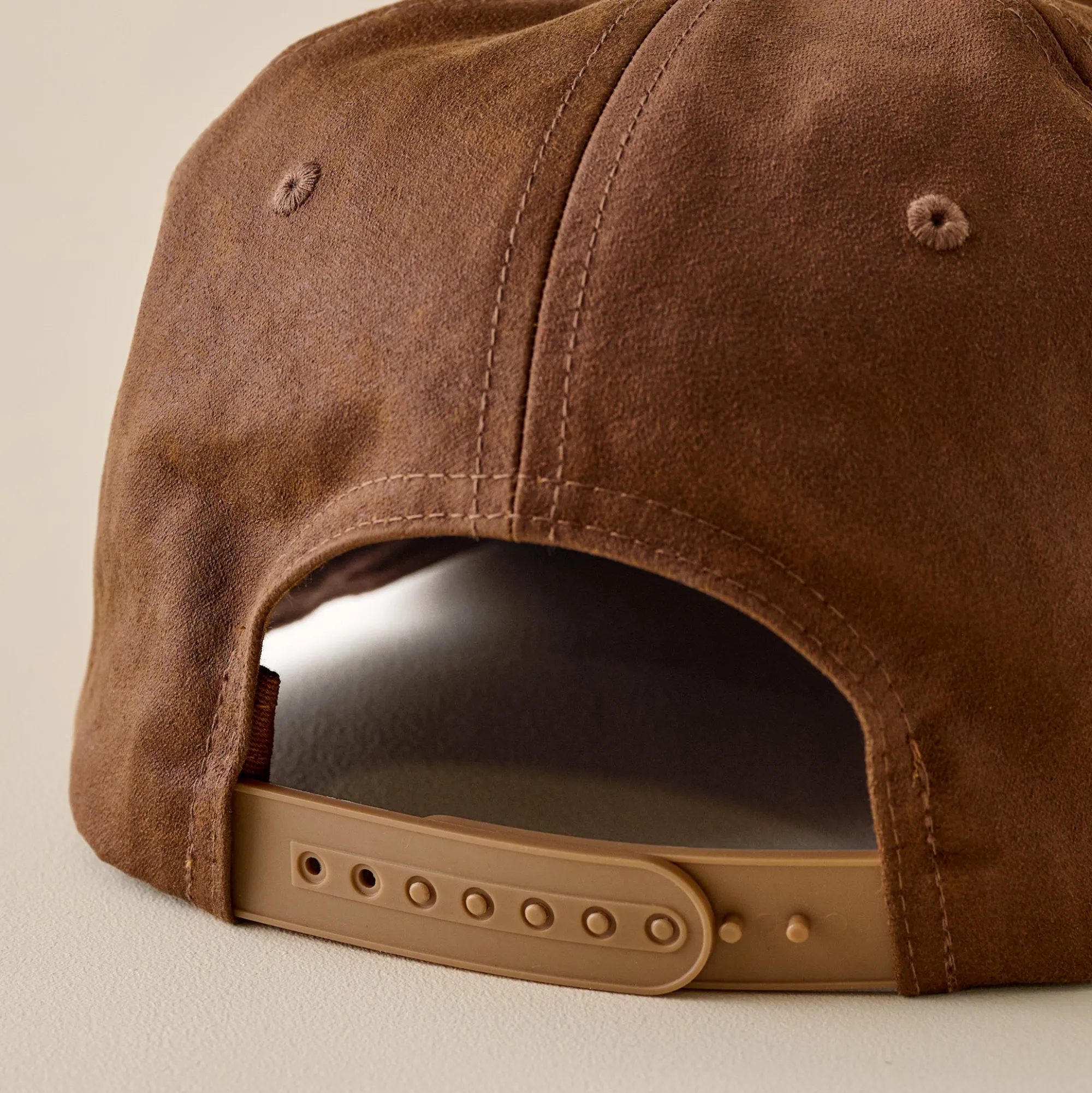 VND5970 Concept One Accessories Magnolia Waxed Canvas Patch 5-Panel Hat