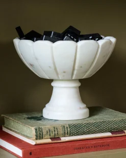VND6842 Ferry International Marble Scalloped Accent Bowl