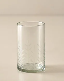 VND7004 BKG OVERSEAS Marlowe Etched Glass Tumbler