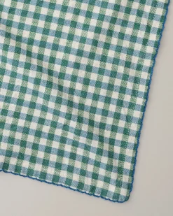 VND6843 KARUR GOLDLINE EXPORTS LLP Meadow Check Napkin Set of 4