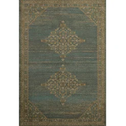 VND0086 Loloi Inc Mona Aqua Wheat Rug