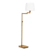 VND7751 Regina Andrew Design Inc Natural Brass Swivel Floor Lamp