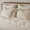 Magnolia Natural Clara Eyelet Flange Duvet + Sham Set (King)