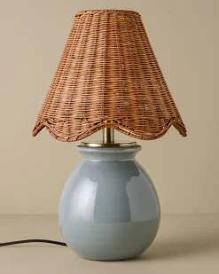 VND6475 StyleCraft Home Collection Olivia Table Lamp - Lake Blue