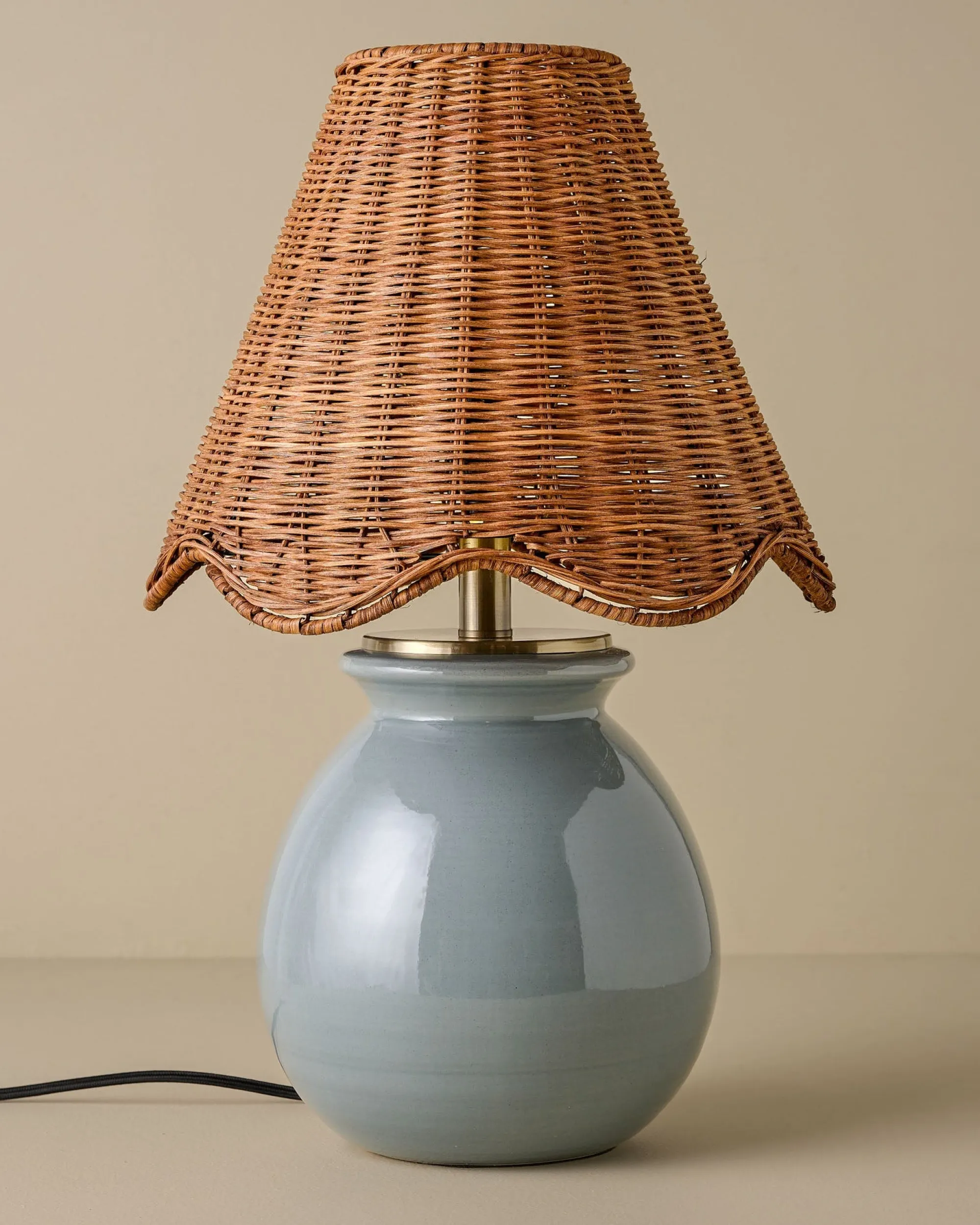 VND6475 StyleCraft Home Collection Olivia Table Lamp - Lake Blue