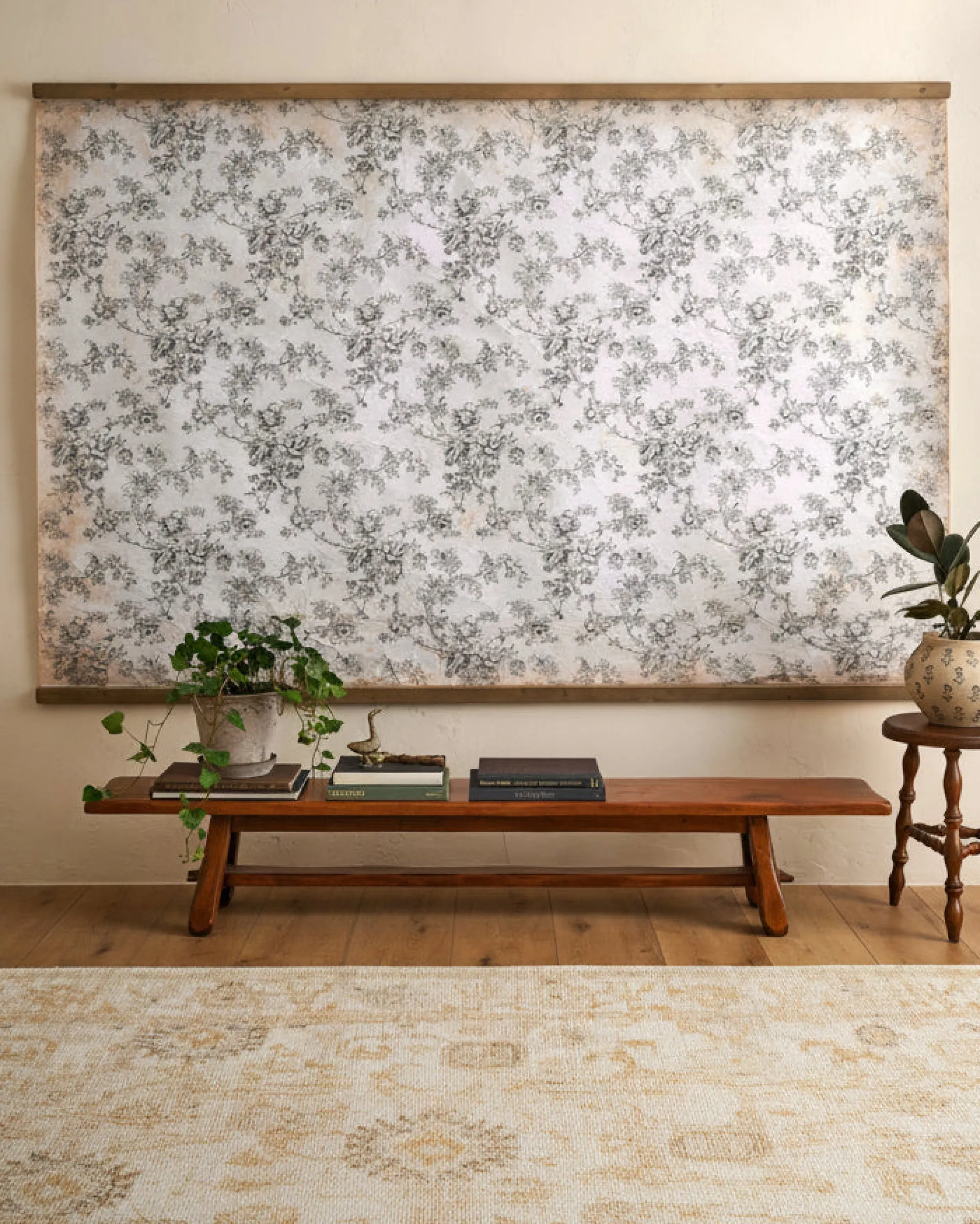 VND0164 Creative Co-op Inc Oversized Heirloom Garden Tapestry