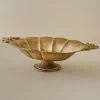 VND6624 GULATI EXPORTS Oversized Ornate Brass Pedestal Bowl