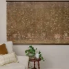 VND0164 Creative Co-op Inc Oversized Scroll of Blooms Tapestry