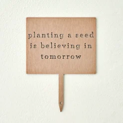 VND0312 JDH Iron Designs LLC Planting A Seed Mini Garden Stake