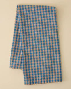 VND6843 KARUR GOLDLINE EXPORTS LLP Poolside Check Tea Towel