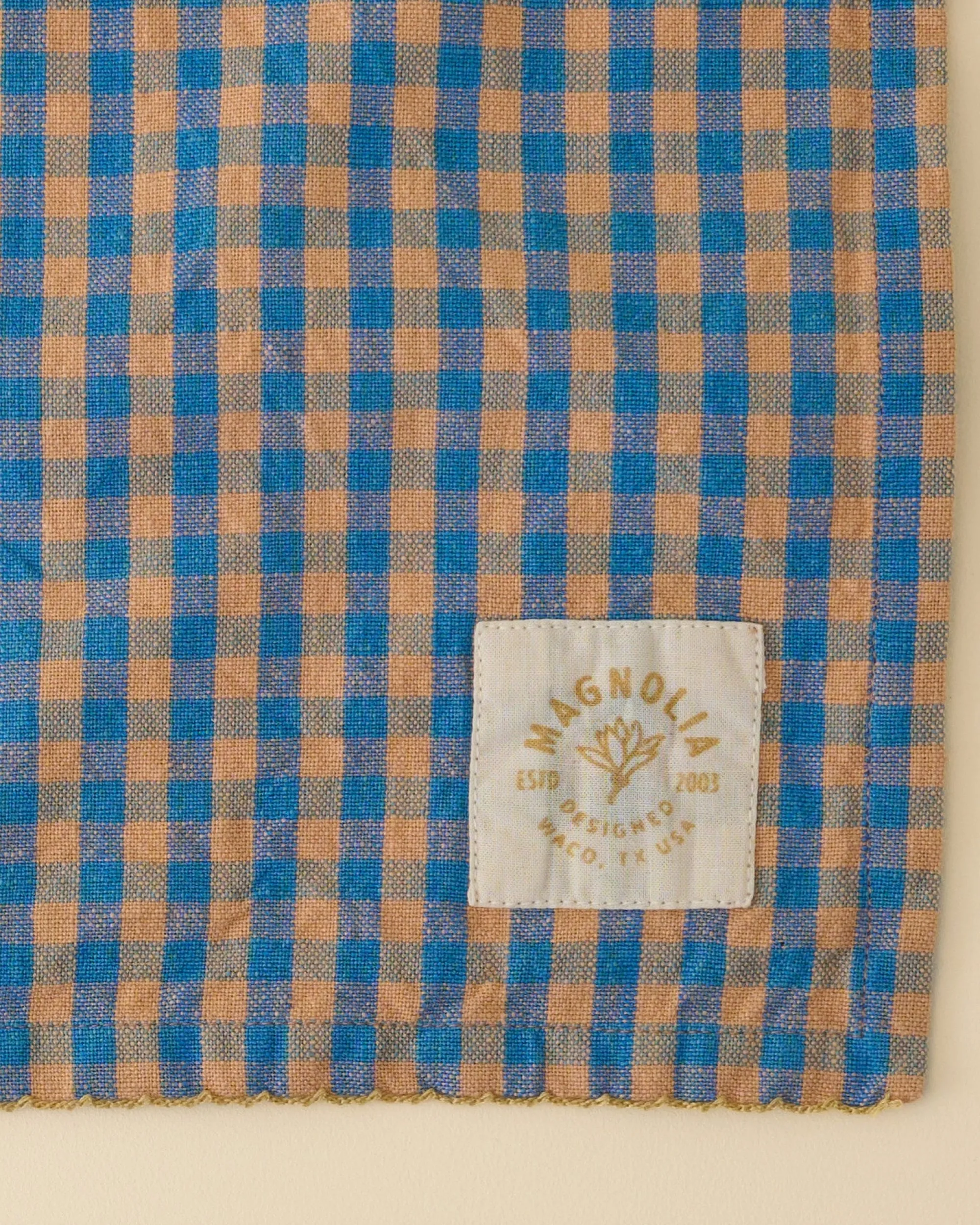 VND6843 KARUR GOLDLINE EXPORTS LLP Poolside Check Tea Towel