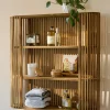 VND6561 FUJIAN BESTBUY ARTS&CRAFTS CO.,LTD. Preston Reeded Wall Shelf