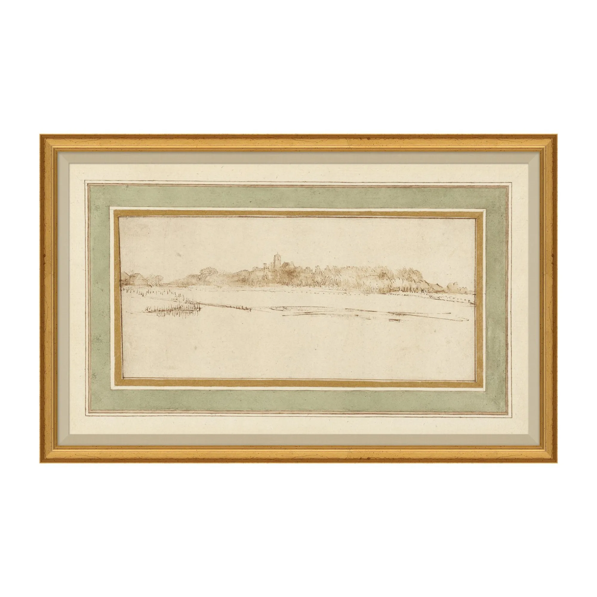 VND6204 Soicher Marin of Florida Rural Countryside Etching