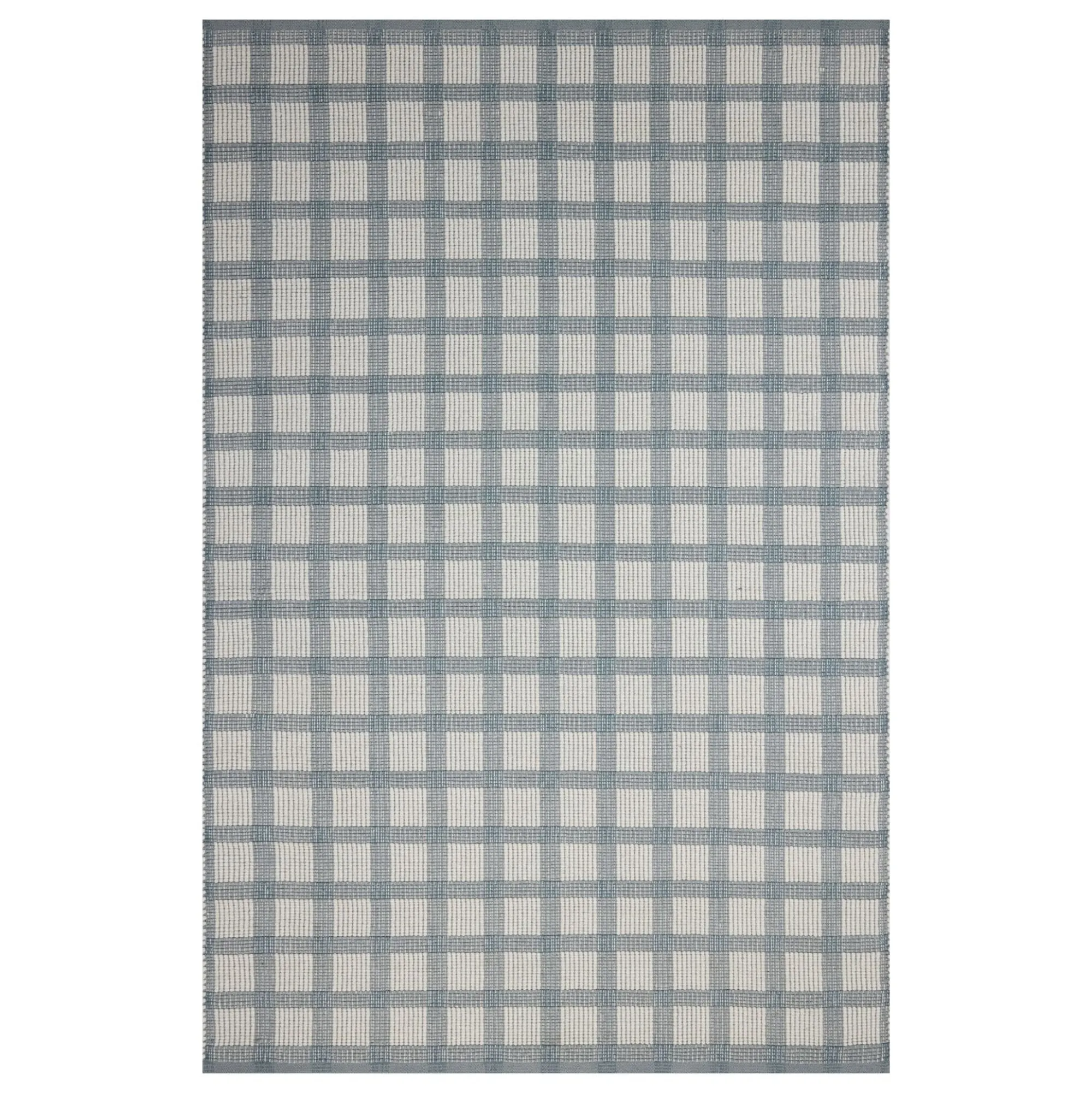 VND0086 Loloi Inc Ryder Blue Ivory Rug