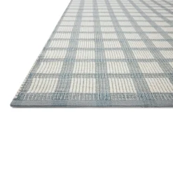VND0086 Loloi Inc Ryder Blue Ivory Rug
