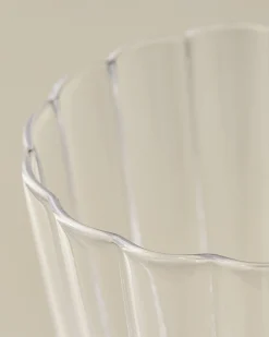 VND8399 Beijing Housewares Industries Ltd Scalloped Rim Glass Tumbler