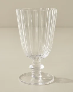 VND8399 Beijing Housewares Industries Ltd Scalloped Rim Glass Tumbler