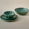 Magnolia Seagrass Scalloped 4-Piece Place Setting