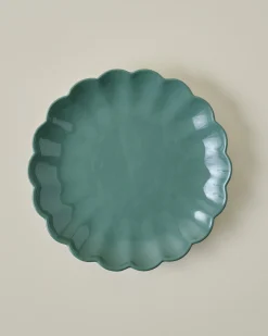 Magnolia Seagrass Scalloped 4-Piece Place Setting