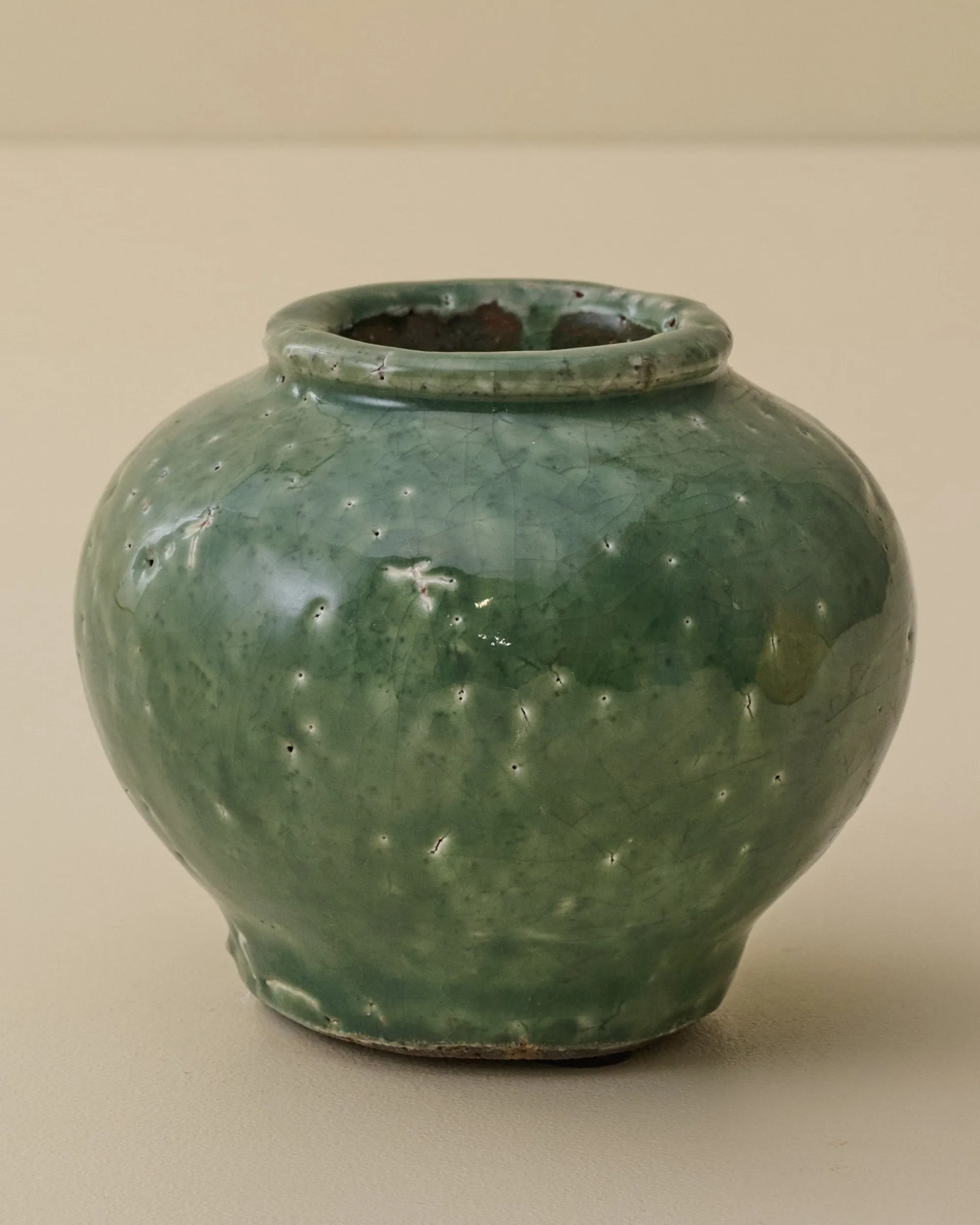 VND0164 Creative Co-op Inc Serena Crackle Glaze Bud Vase
