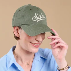 VND5970 Concept One Accessories Silos Distressed Olive Baseball Hat