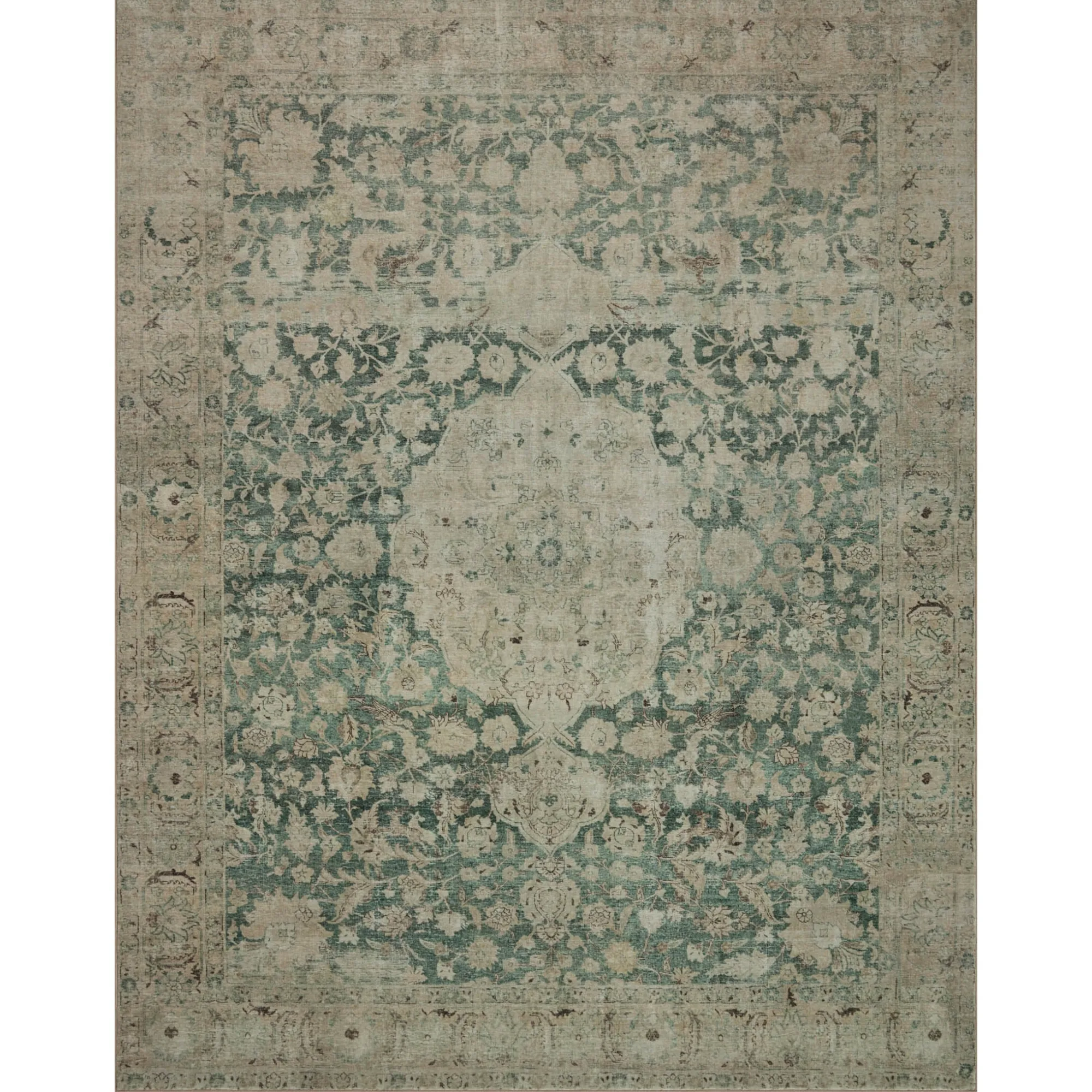 VND0086 Loloi Inc Sinclair Jade Sand Rug