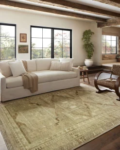 VND0086 Loloi Inc Sinclair Khaki Tobacco Rug