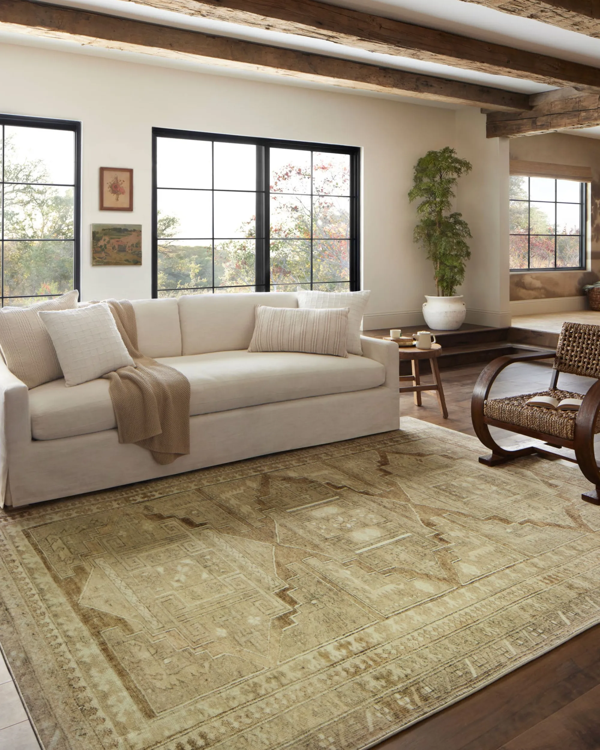 VND0086 Loloi Inc Sinclair Khaki Tobacco Rug
