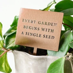 VND0312 JDH Iron Designs LLC Single Seed Mini Garden Stake