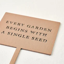 VND0312 JDH Iron Designs LLC Single Seed Mini Garden Stake