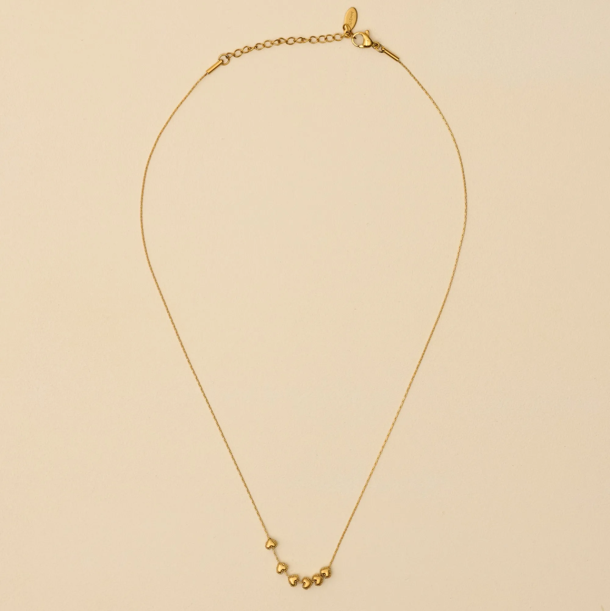 VND6091 Shop Gracefully Inc Six Dainty Hearts Necklace