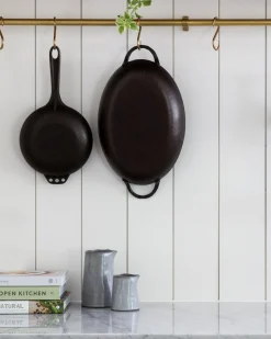 VND6687 Smithey Ironware Company Smithey Carbon Steel Oval Roaster
