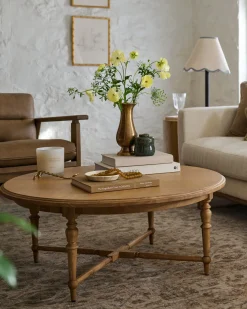 VND6475 StyleCraft Home Collection Spencer Turned Leg Coffee Table