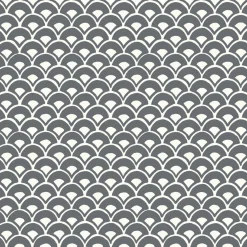 VND2730 York Wallcoverings Stacked Scallops Wallpaper