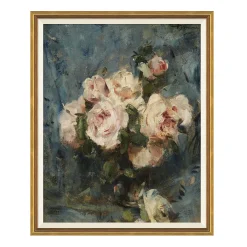 VND6204 Soicher Marin of Florida Still Life with Roses in a Glass Vase